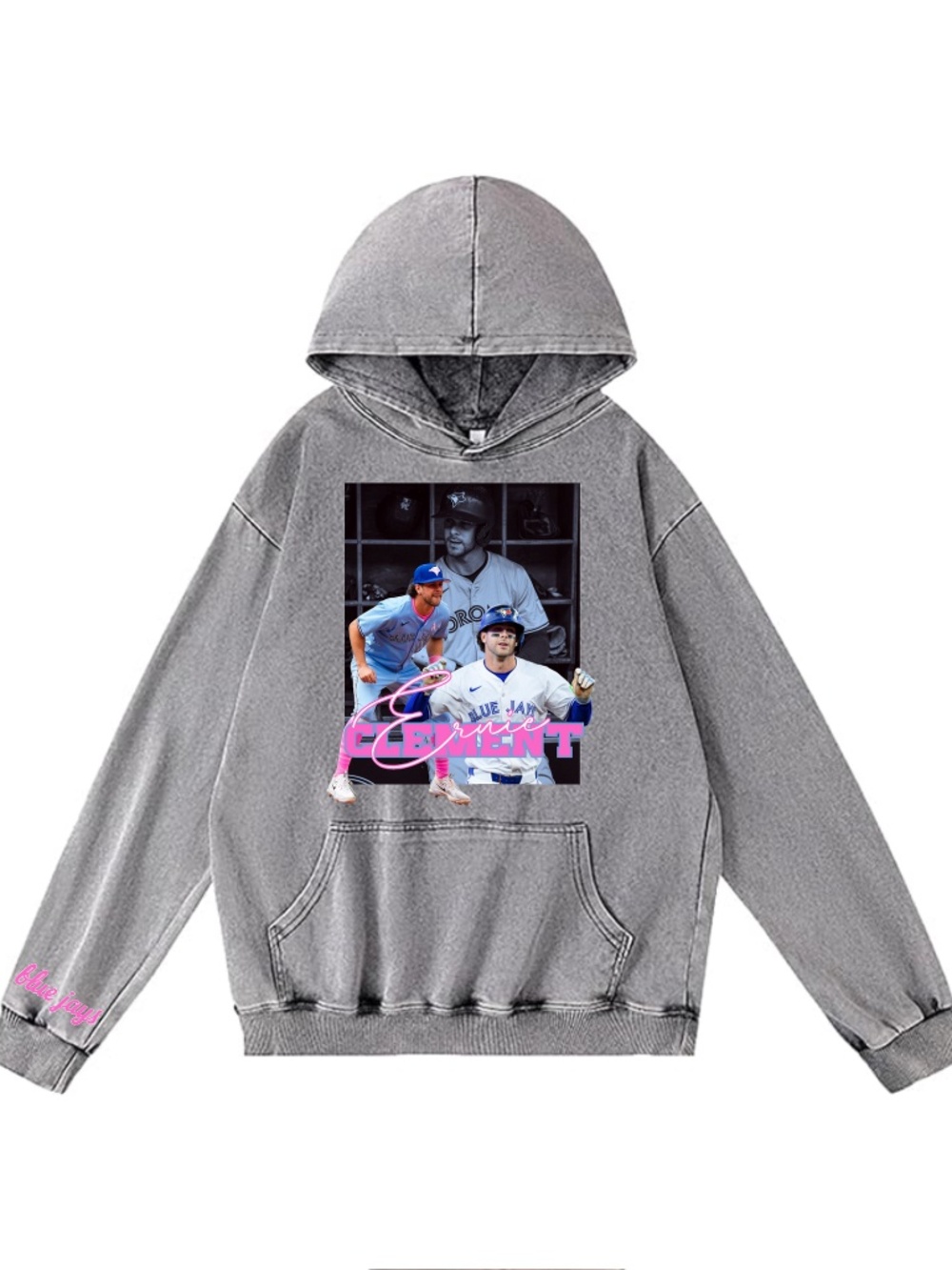 Acid Wash Ernie Clement Hoodie